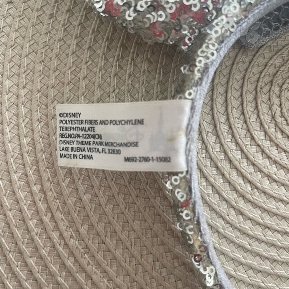 Disney Parks Exclusive Silver Sequin Minnie Mouse Ears - Picture 5 of 5